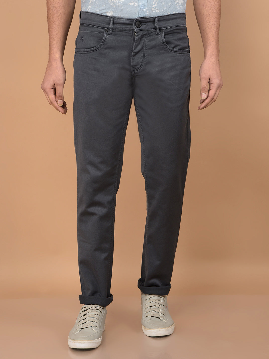 Grey Jeans-Men Jeans-Crimsoune Club