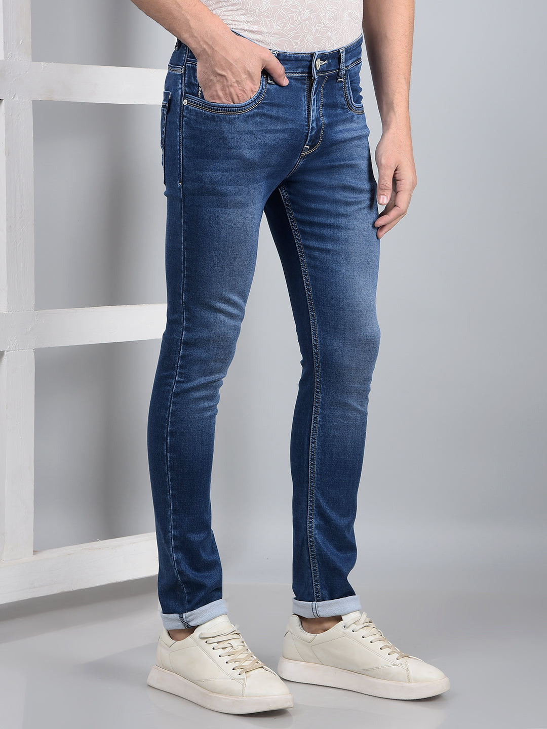 Blue Jeans-Men Jeans-Crimsoune Club
