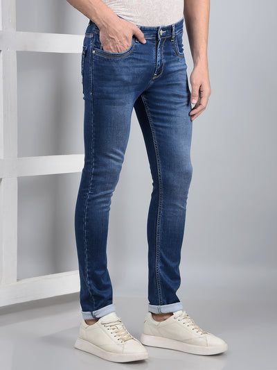 Blue Jeans-Men Jeans-Crimsoune Club