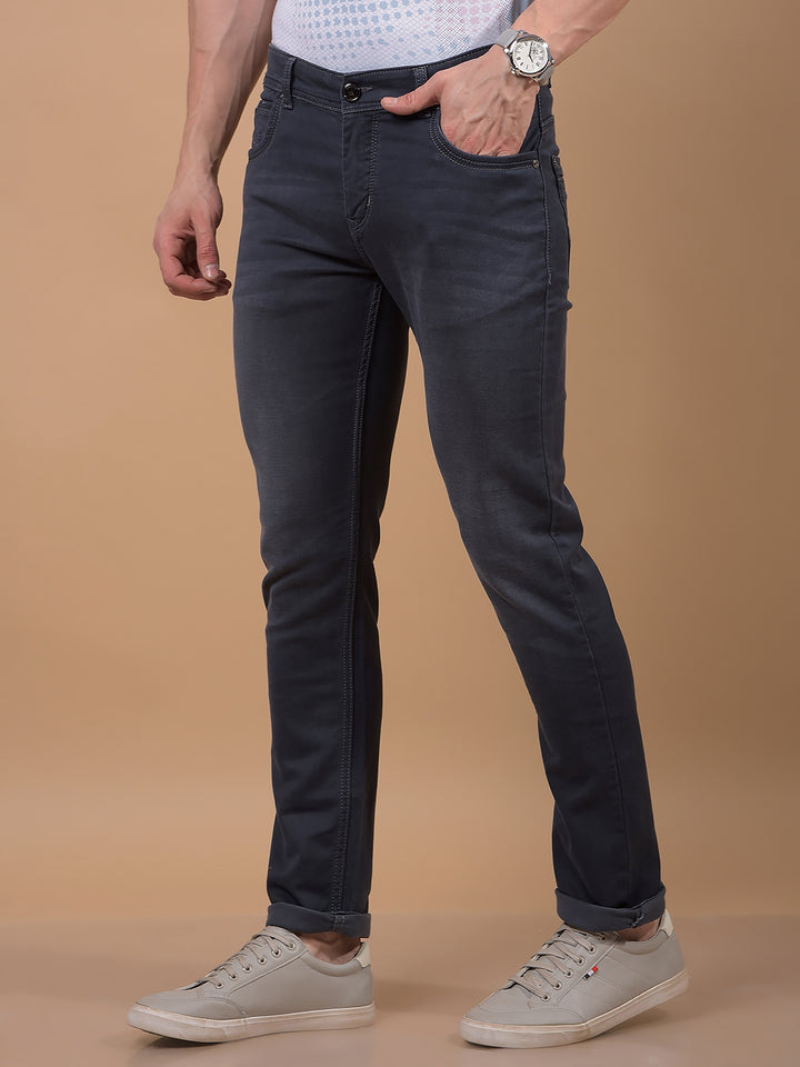 Grey Jeans-Men Jeans-Crimsoune Club