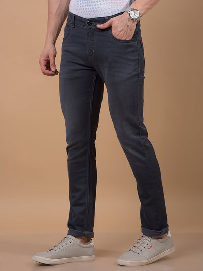 Grey Jeans-Men Jeans-Crimsoune Club