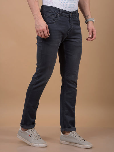 Grey Jeans-Men Jeans-Crimsoune Club