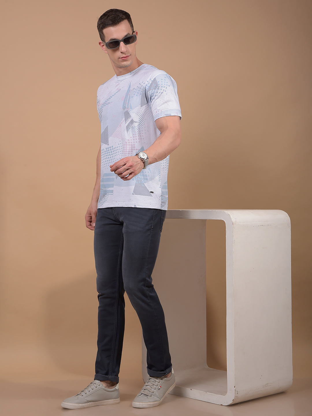 Grey Jeans-Men Jeans-Crimsoune Club