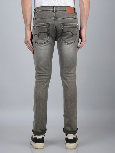 Grey Jeans-Men Jeans-Crimsoune Club