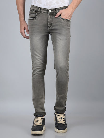 Grey Jeans-Men Jeans-Crimsoune Club