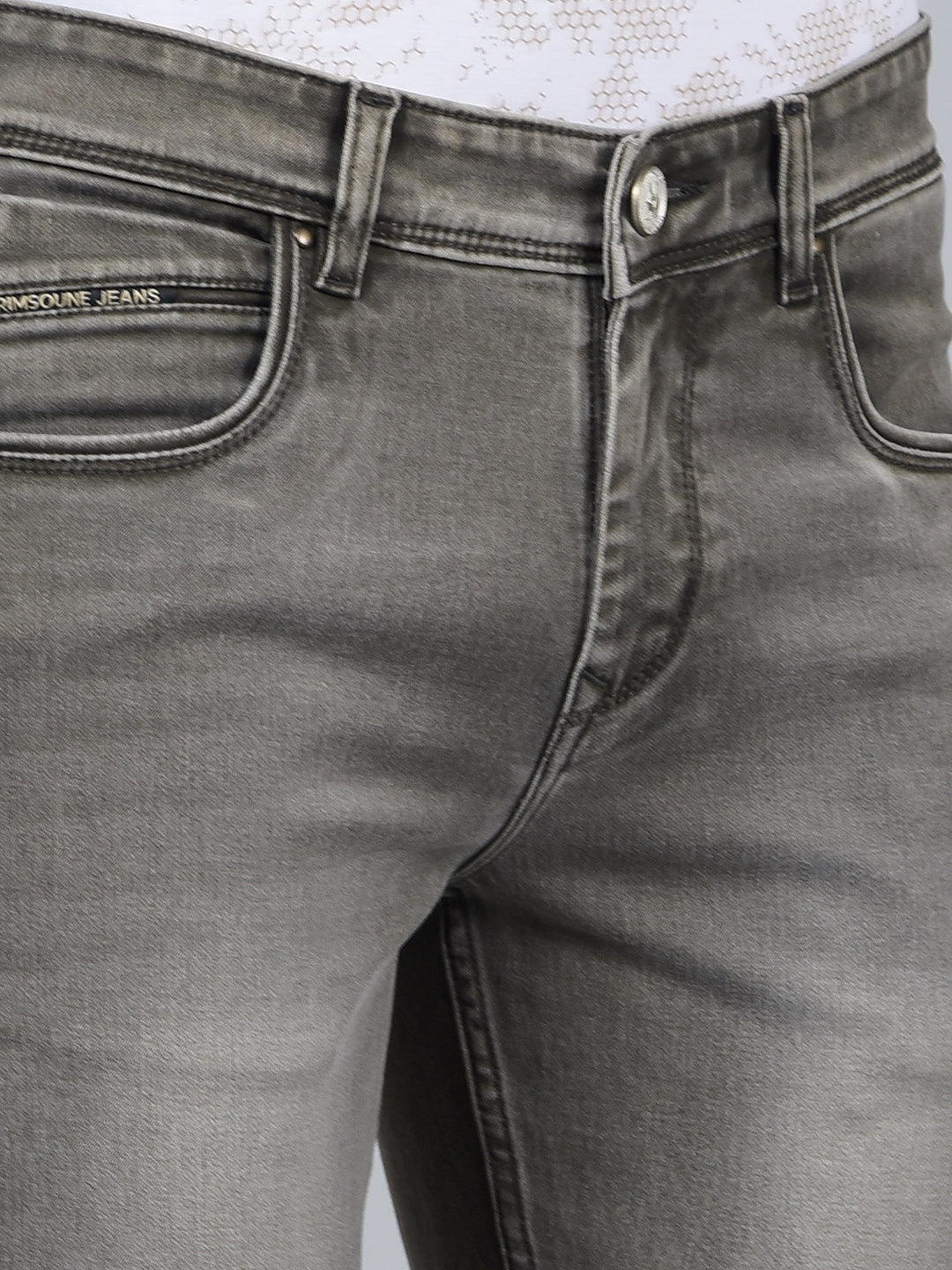 Grey Jeans-Men Jeans-Crimsoune Club