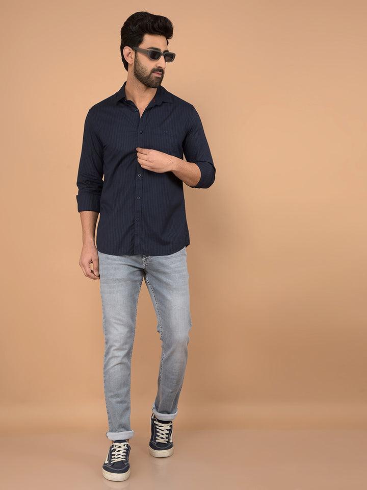 Grey Jeans-Men Jeans-Crimsoune Club