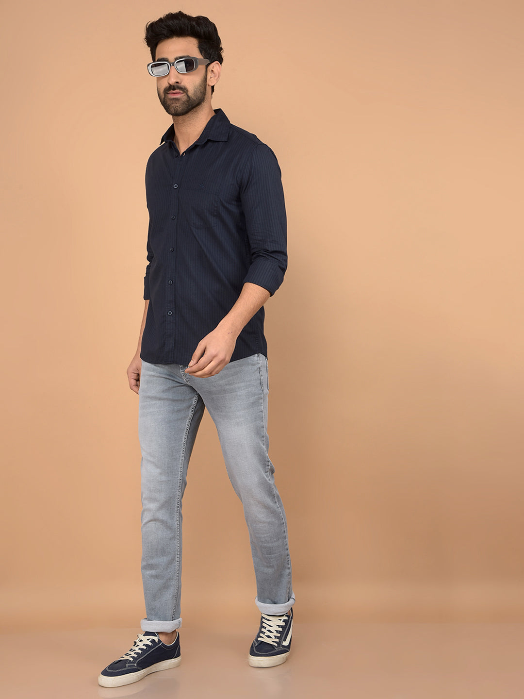 Grey Jeans-Men Jeans-Crimsoune Club