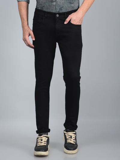 Black Jeans-Men Jeans-Crimsoune Club