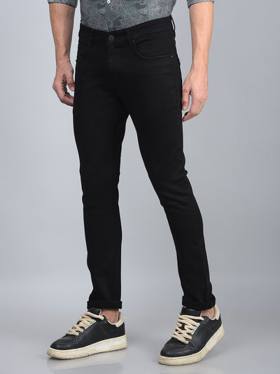 Black Jeans-Men Jeans-Crimsoune Club