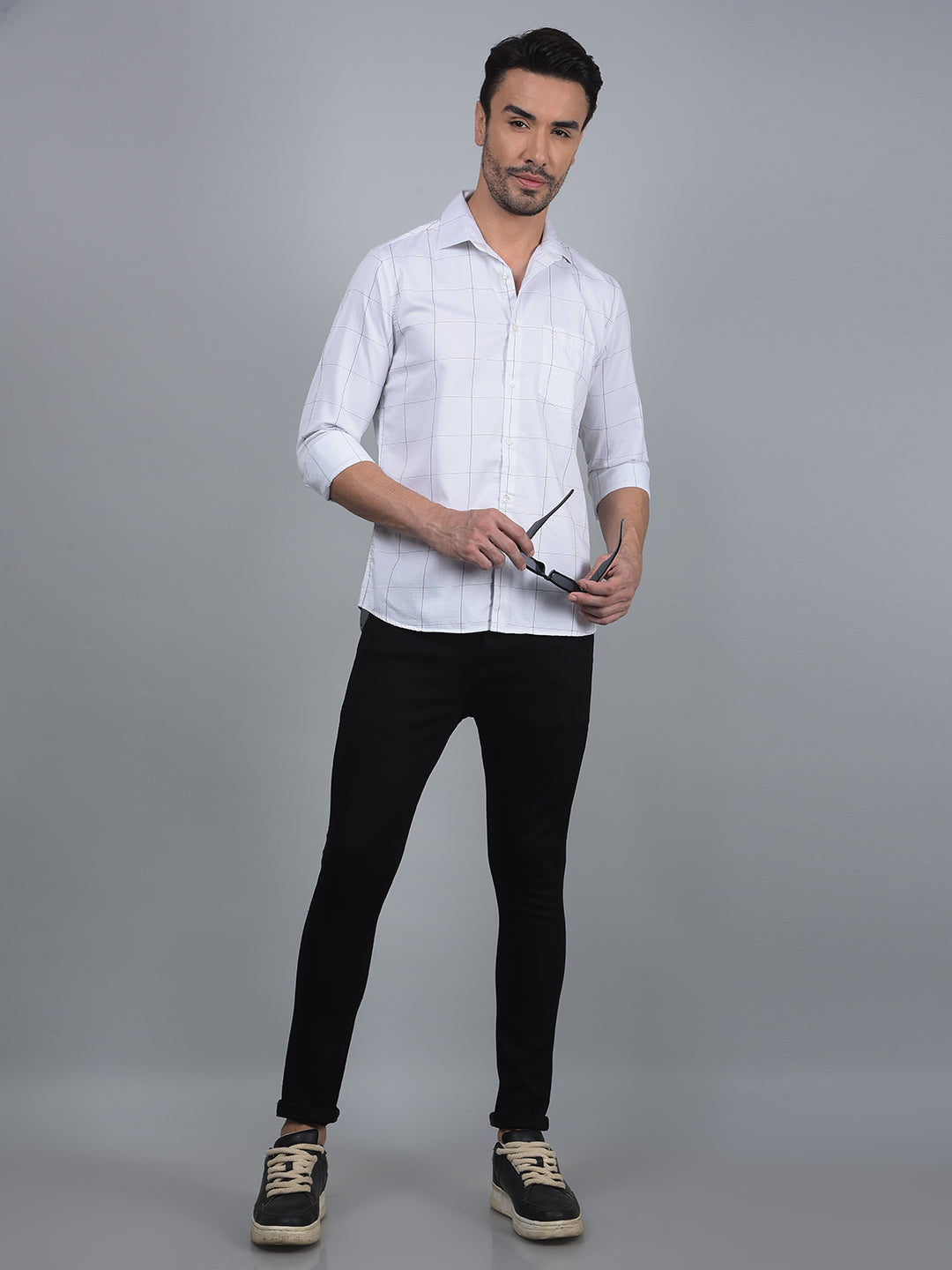 Black Skinny Jeans-Men Jeans-Crimsoune Club