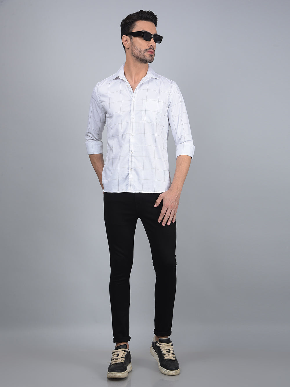 Black Skinny Jeans-Men Jeans-Crimsoune Club