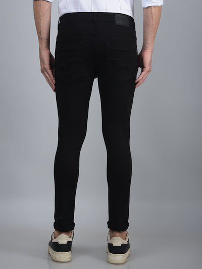 Black Skinny Jeans-Men Jeans-Crimsoune Club