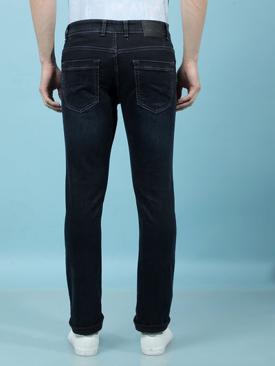 Black Jeans-Men Jeans-Crimsoune Club