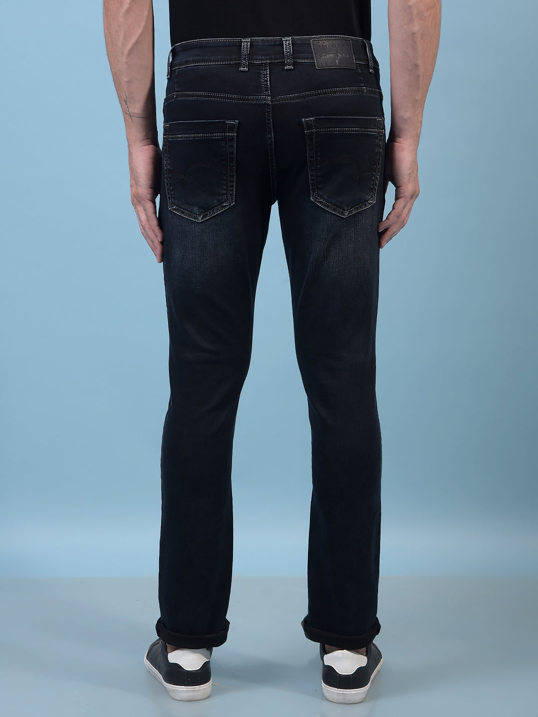 Men's Grey Jeans-Men Jeans-Crimsoune Club