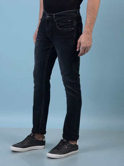 Men's Grey Jeans-Men Jeans-Crimsoune Club