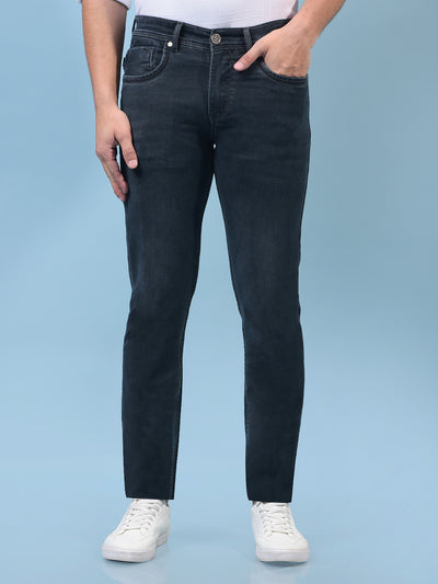 Men's Black Jeans-Men Jeans-Crimsoune Club