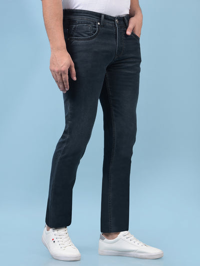 Men's Black Jeans-Men Jeans-Crimsoune Club