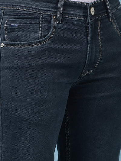 Men's Black Straight Jeans-Men Jeans-Crimsoune Club