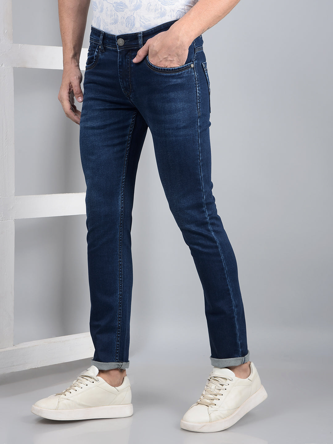 Blue Jeans-Men Jeans-Crimsoune Club
