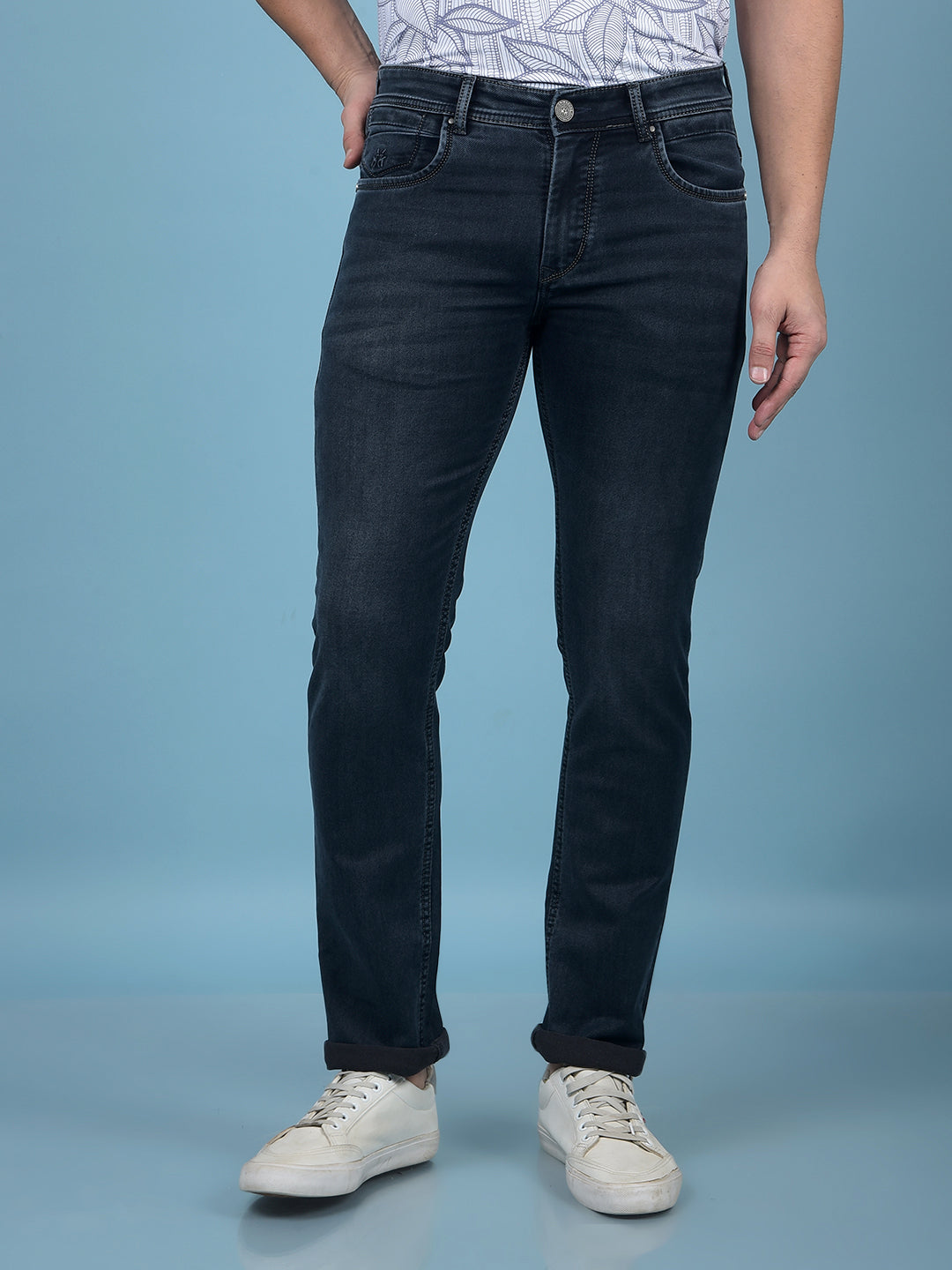 Blue Jeans-Men Jeans-Crimsoune Club