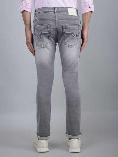 Grey Jeans-Men Jeans-Crimsoune Club
