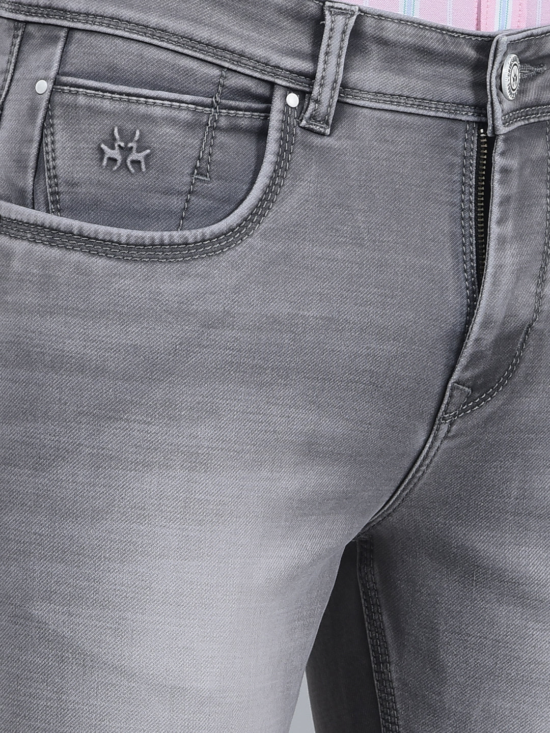 Grey Jeans-Men Jeans-Crimsoune Club