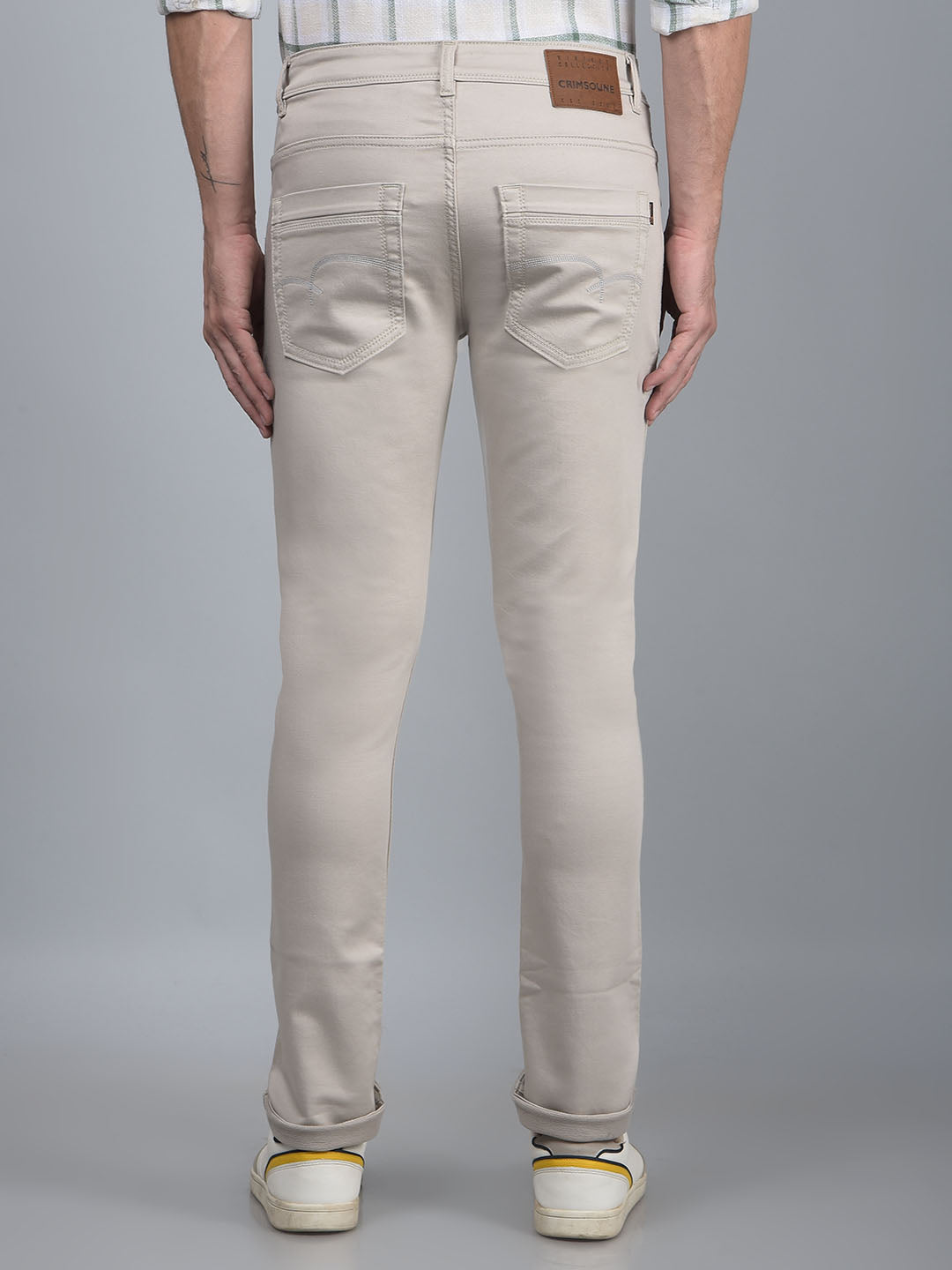 Grey Jeans-Men Jeans-Crimsoune Club