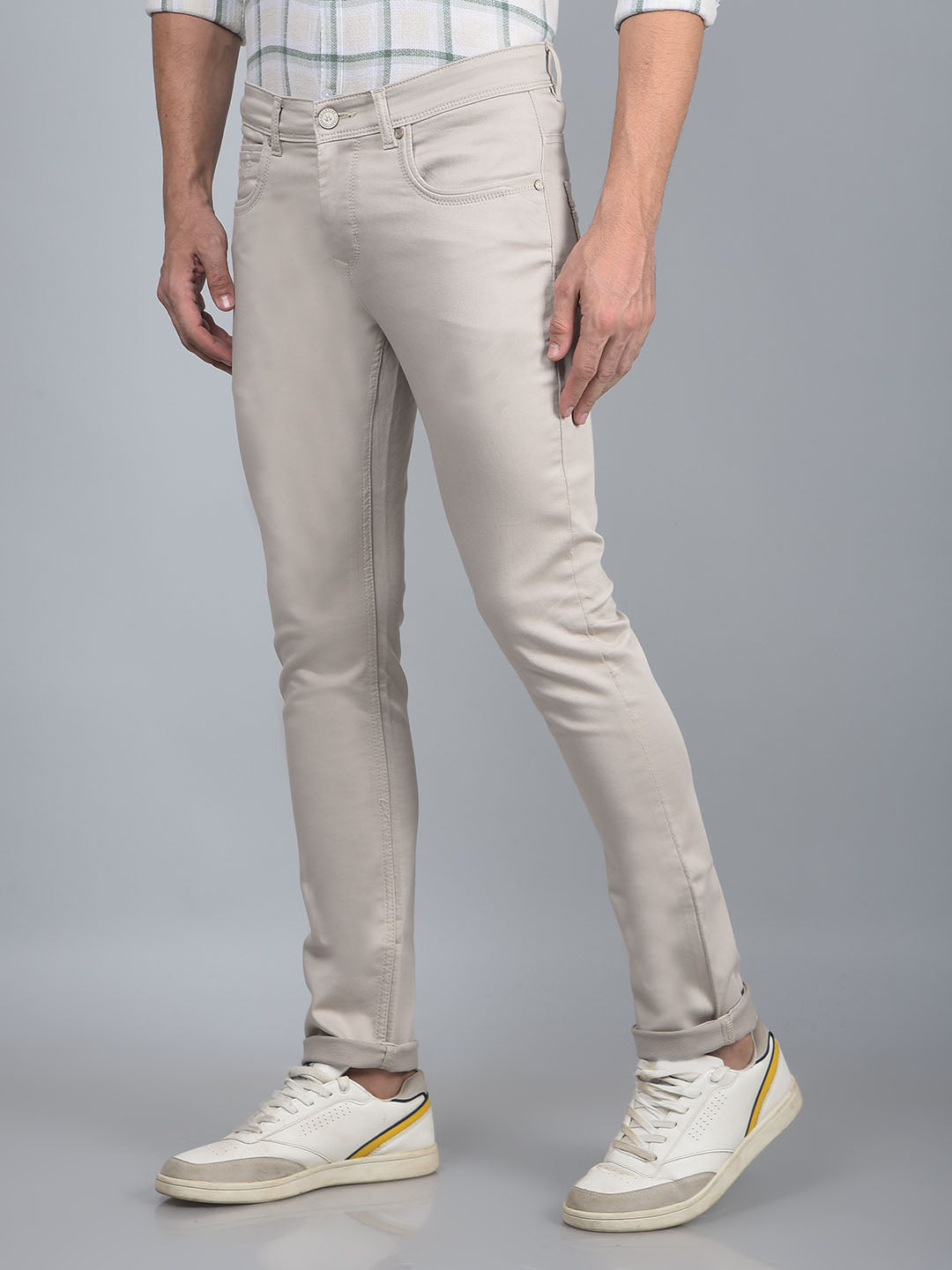 Grey Jeans-Men Jeans-Crimsoune Club
