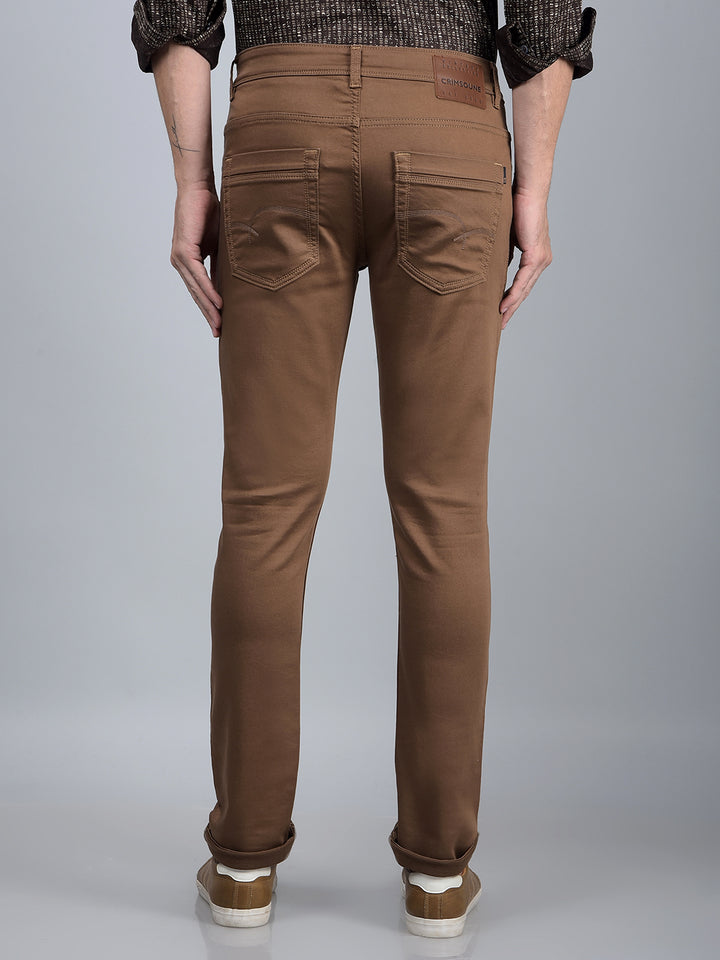 Brown Jeans-Men Jeans-Crimsoune Club
