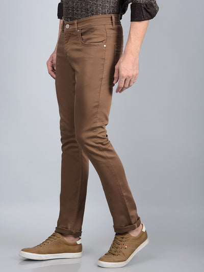 Brown Jeans-Men Jeans-Crimsoune Club
