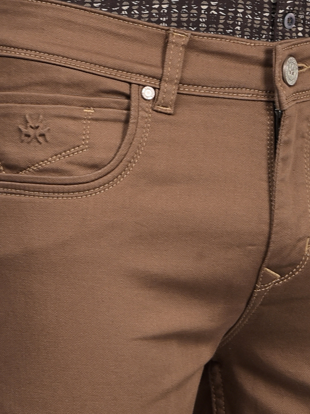 Brown Jeans-Men Jeans-Crimsoune Club