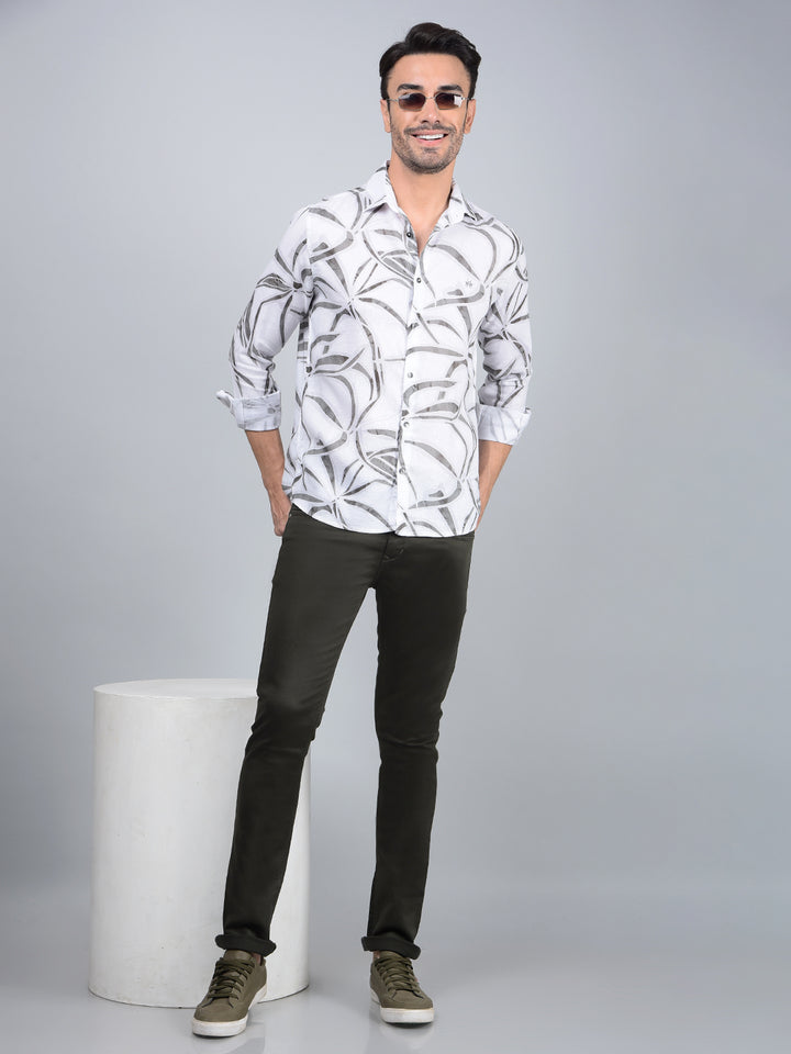 Olive Jeans-Men Jeans-Crimsoune Club