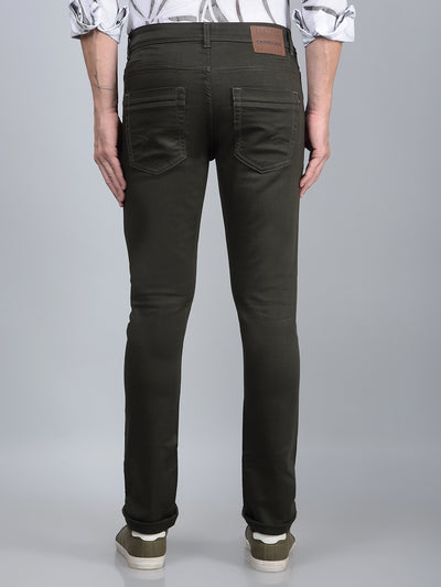 Olive Jeans-Men Jeans-Crimsoune Club