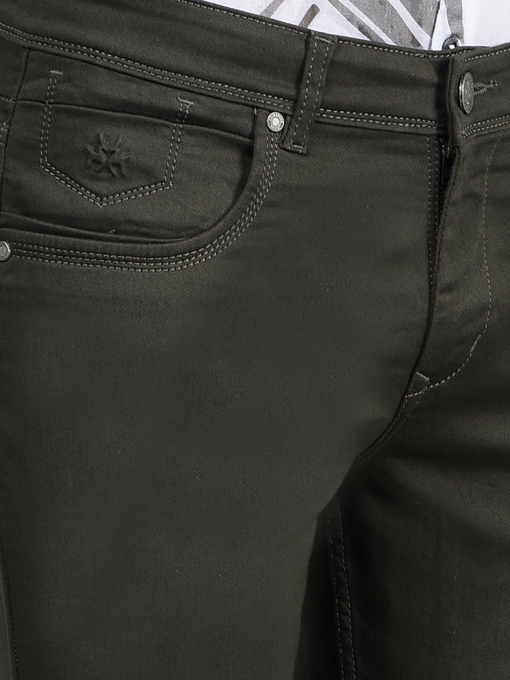 Olive Jeans-Men Jeans-Crimsoune Club