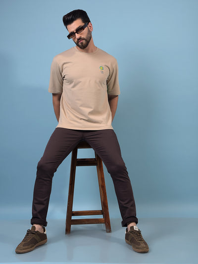Men's Brown Jeans-Men Jeans-Crimsoune Club