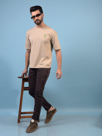 Men's Brown Jeans-Men Jeans-Crimsoune Club