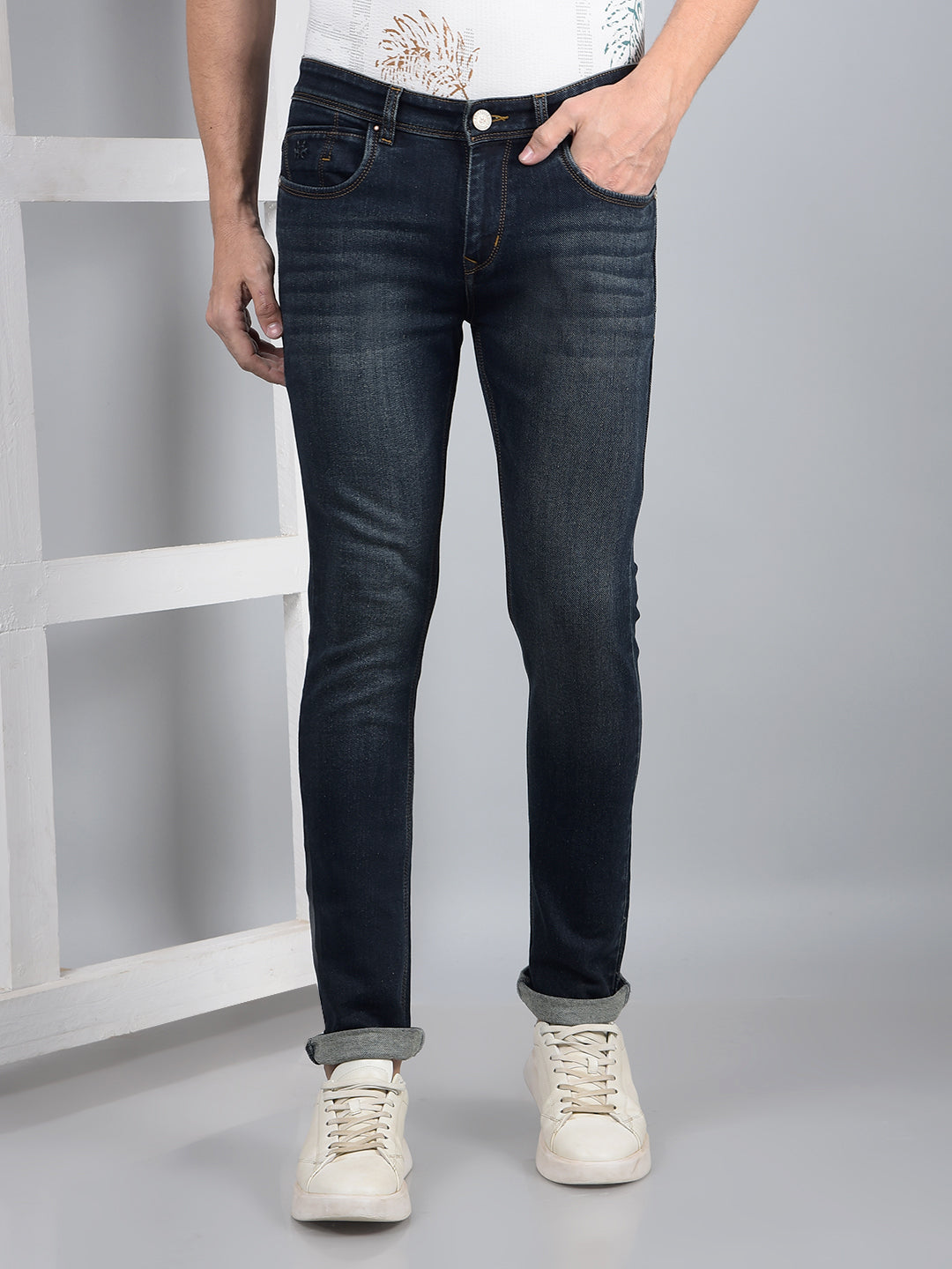 Blue Jeans-Men Jeans-Crimsoune Club