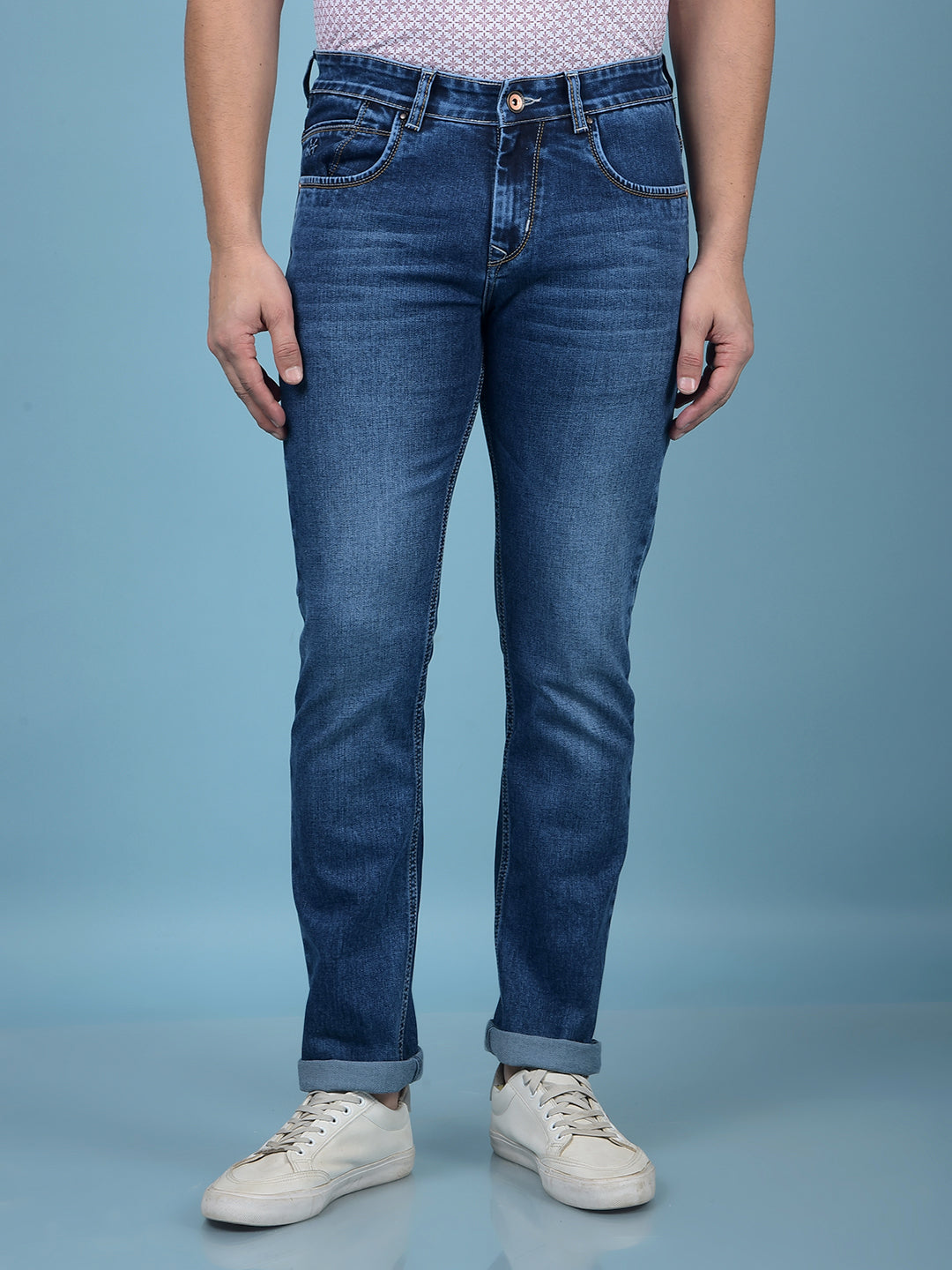 Blue Jeans-Men Jeans-Crimsoune Club