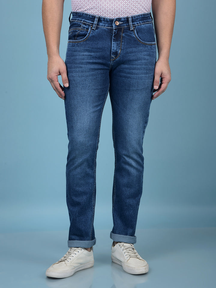 Blue Jeans-Men Jeans-Crimsoune Club