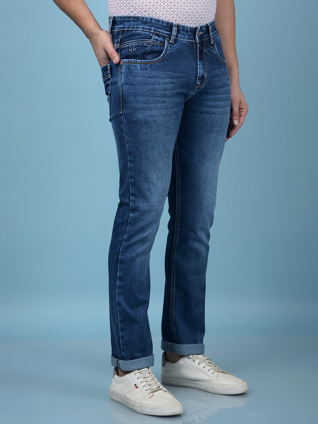 Blue Jeans-Men Jeans-Crimsoune Club