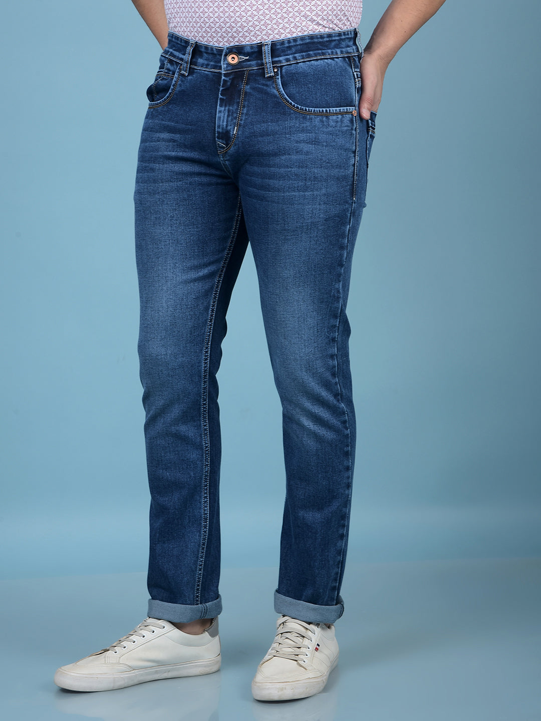 Blue Jeans-Men Jeans-Crimsoune Club