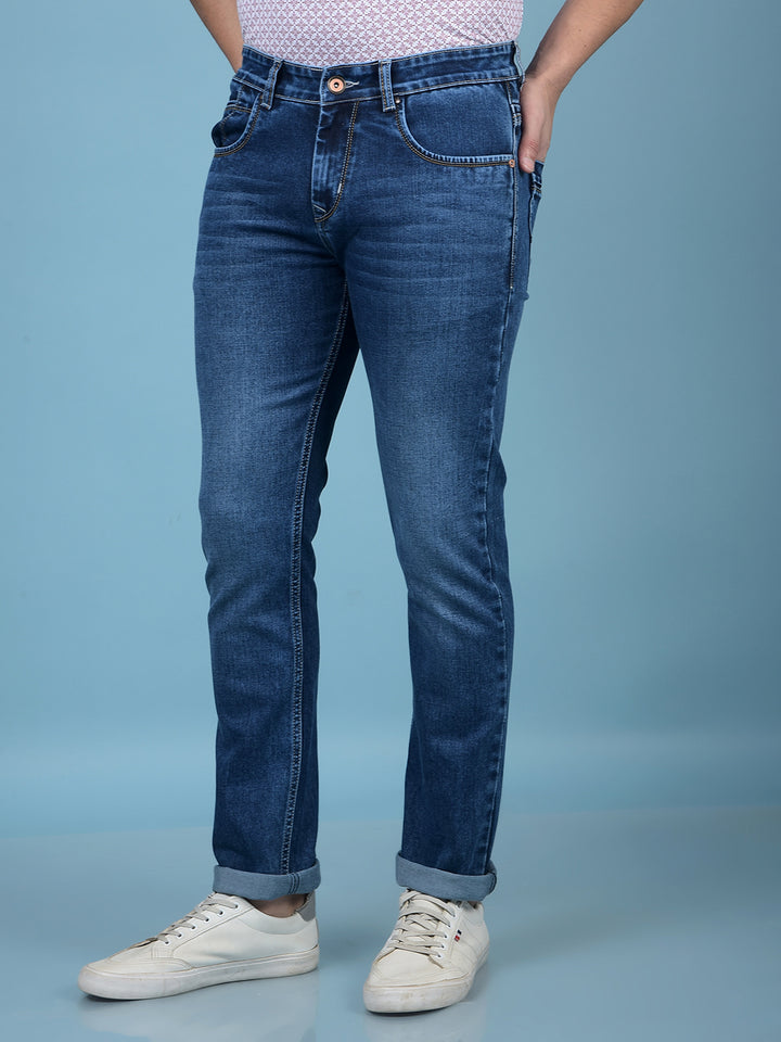 Blue Jeans-Men Jeans-Crimsoune Club