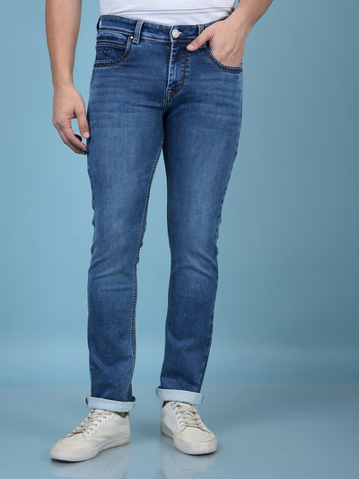 Blue Jeans-Men Jeans-Crimsoune Club