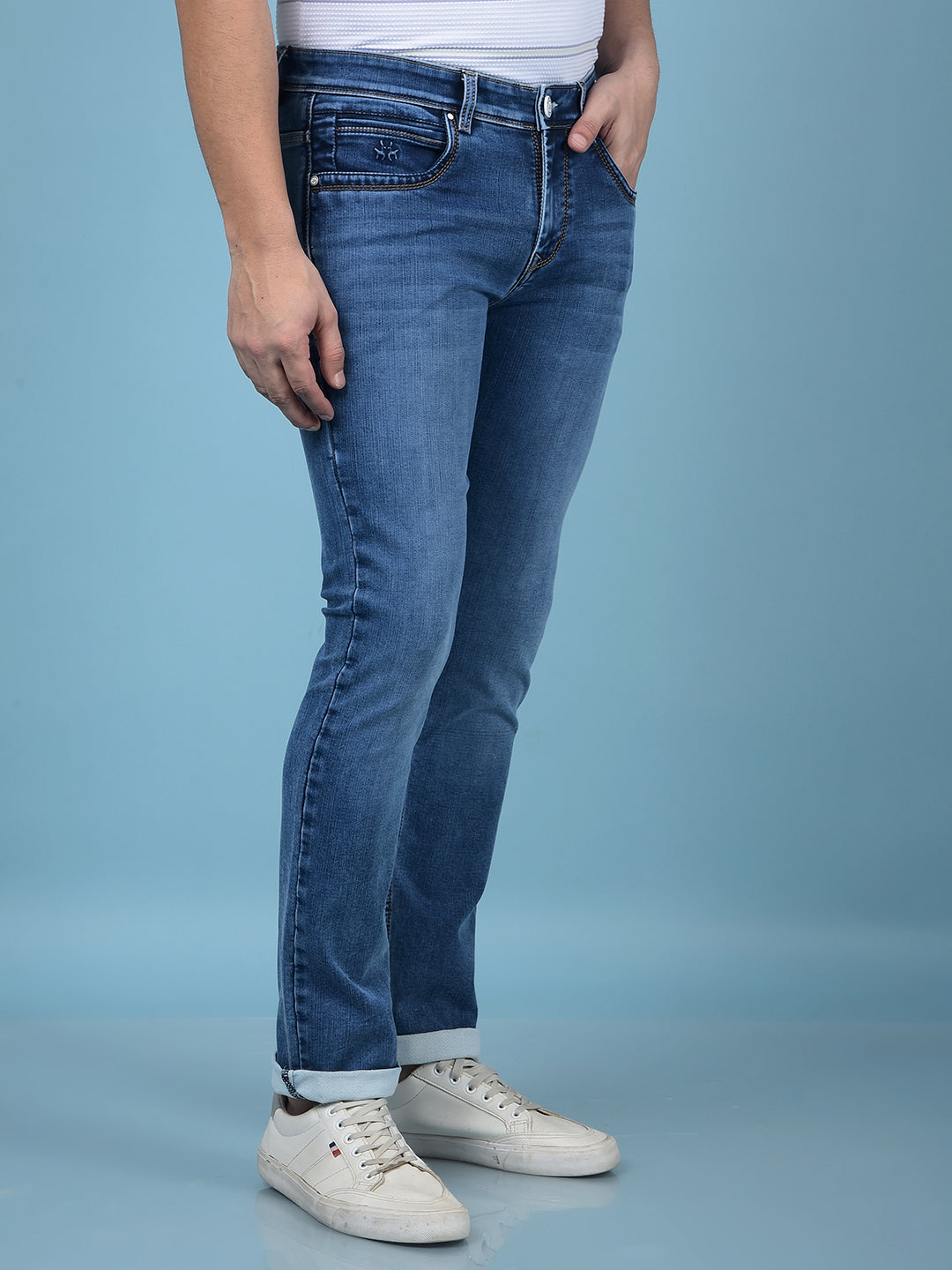 Blue Jeans-Men Jeans-Crimsoune Club