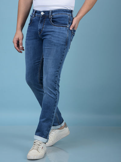 Blue Jeans-Men Jeans-Crimsoune Club