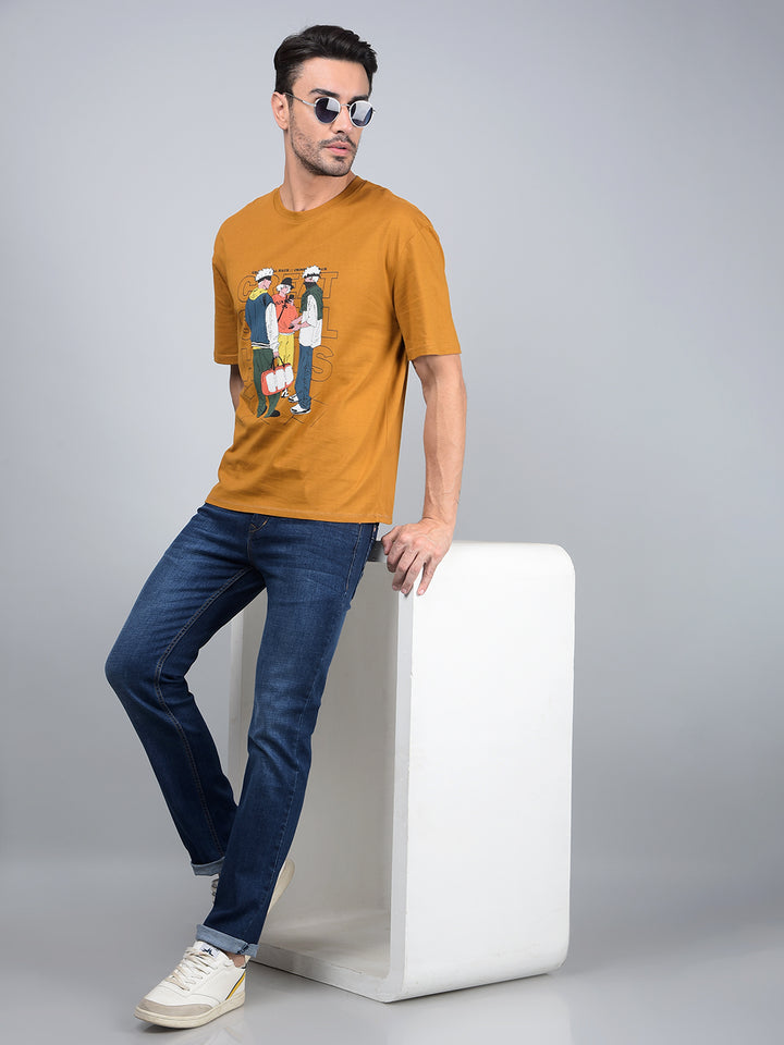 Blue Straight Jeans-Men Jeans-Crimsoune Club