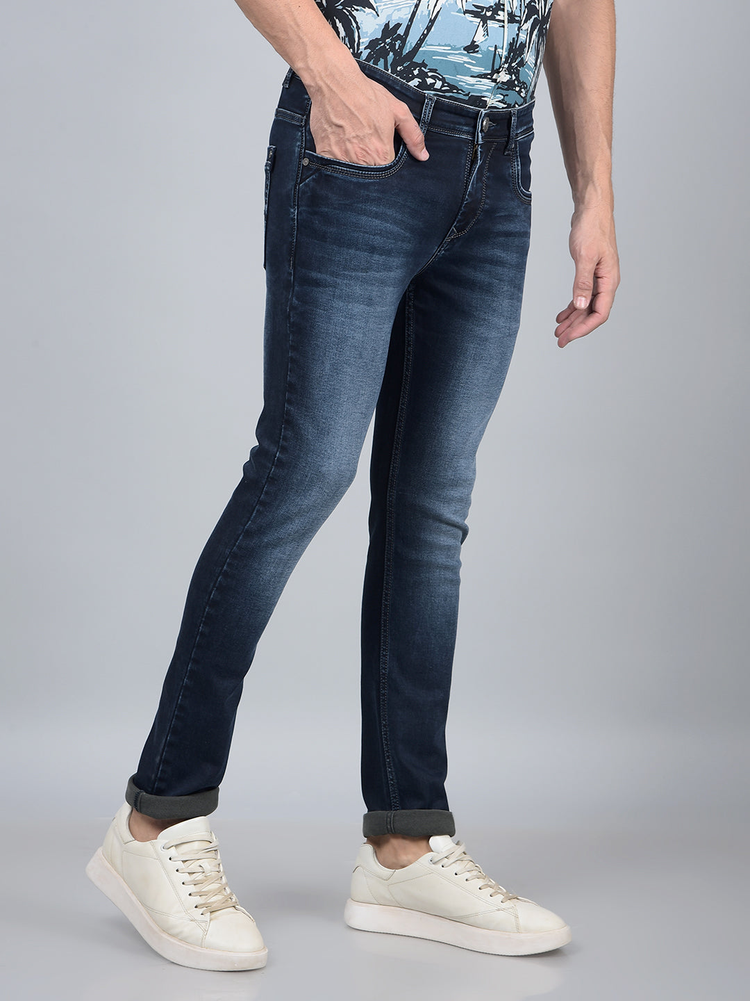 Blue Jeans-Men Jeans-Crimsoune Club