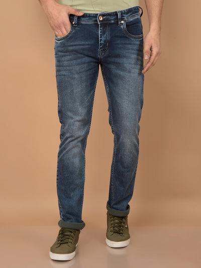 Blue Jeans-Men Jeans-Crimsoune Club