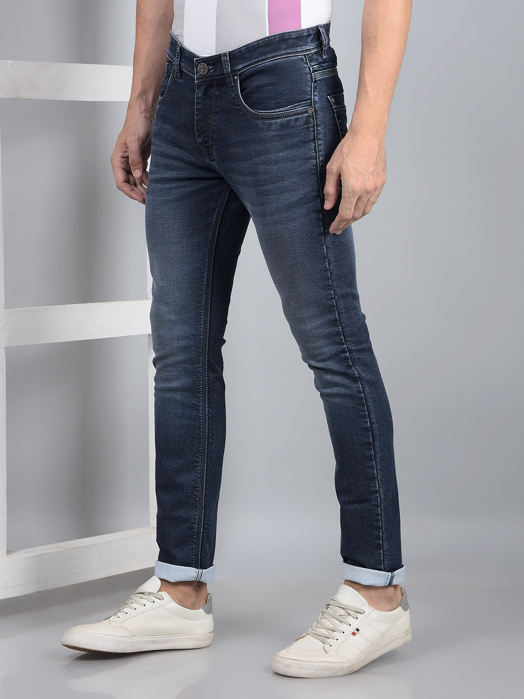 Blue Jeans-Men Jeans-Crimsoune Club